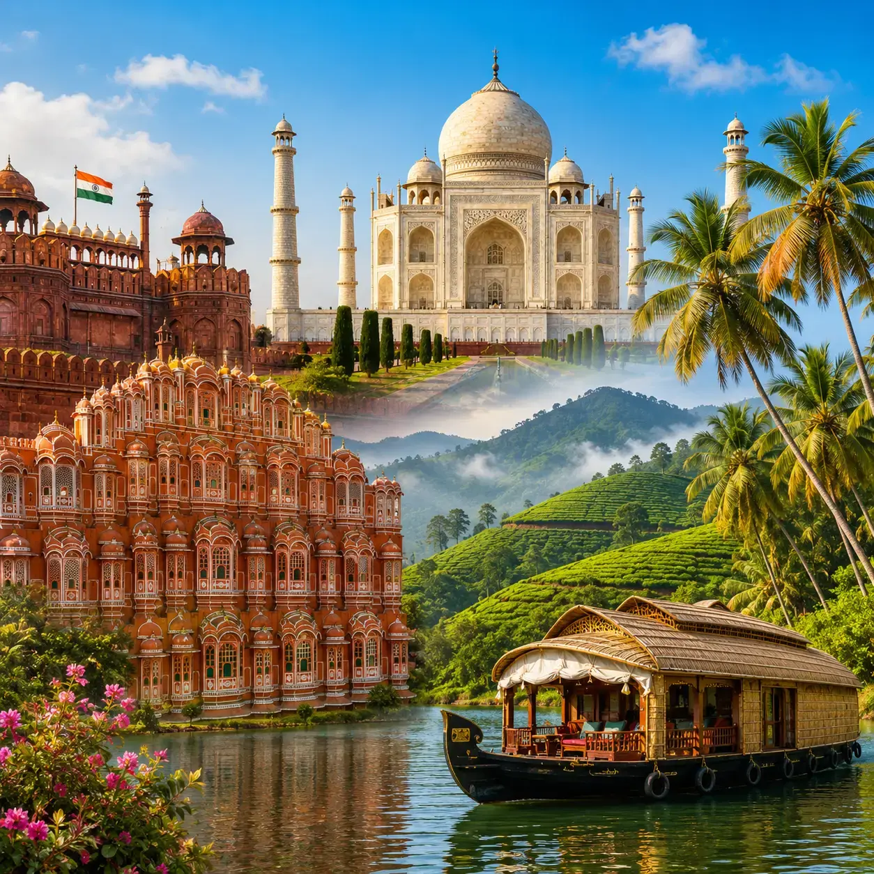 Golden Triangle & Kerala Escape